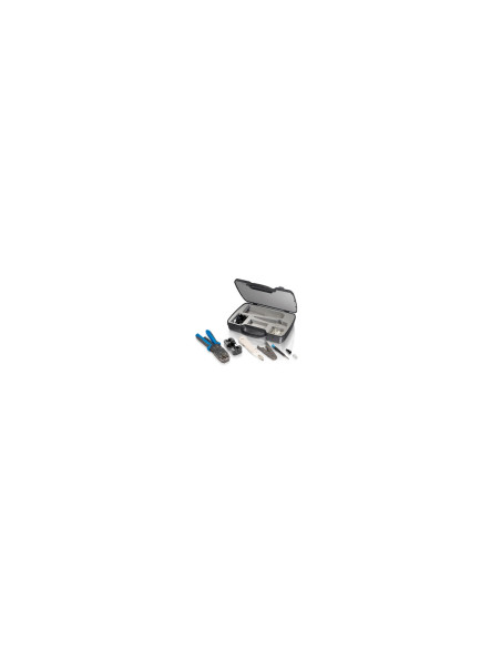Equip 129504 crimpadora Juego de herramientas Negro, Azul, Gris,