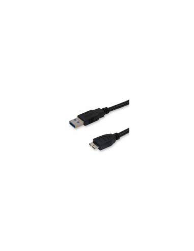 Equip 128397 Cable USB 3.0 A a Micro-B , M/M, 1,8m, 5Gbps, Negro