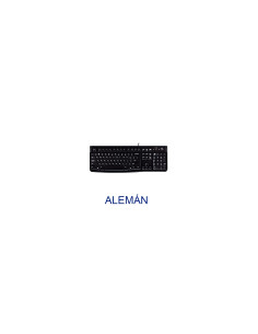 Logitech Keyboard K120 for Business teclado USB QWERTZ Alemán Negro