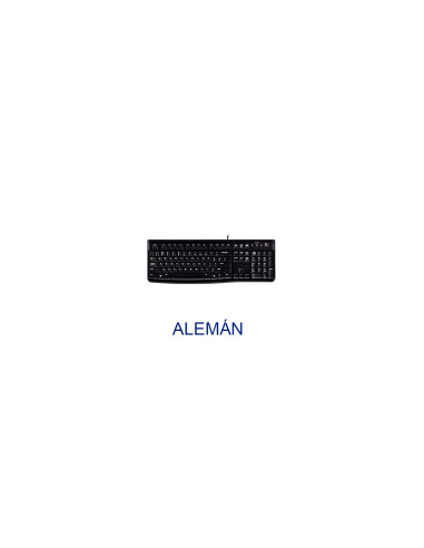 Logitech Keyboard K120 for Business teclado USB QWERTZ Alemán Negro