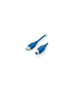 Equip 128291 Cable USB 3.0 Tipo A Macho a Tipo B Macho, 1,0m , Azul