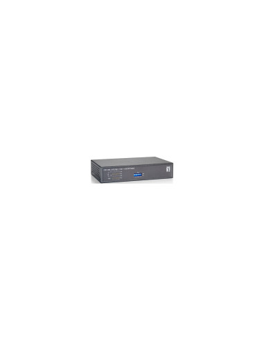 LevelOne Switch Fast Ethernet PoE de 10 puertos, 1 Port Gigabit, 1