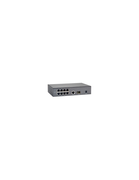 LevelOne Switch Fast Ethernet PoE de 10 puertos, 1 Port Gigabit, 1