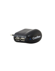 CoolBox UX-2 Universal Negro Corriente alterna Interior
