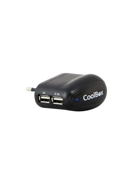 CoolBox UX-2 Universal Negro Corriente alterna Interior