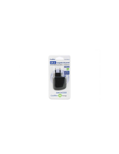 CoolBox UX-2 Universal Negro Corriente alterna Interior