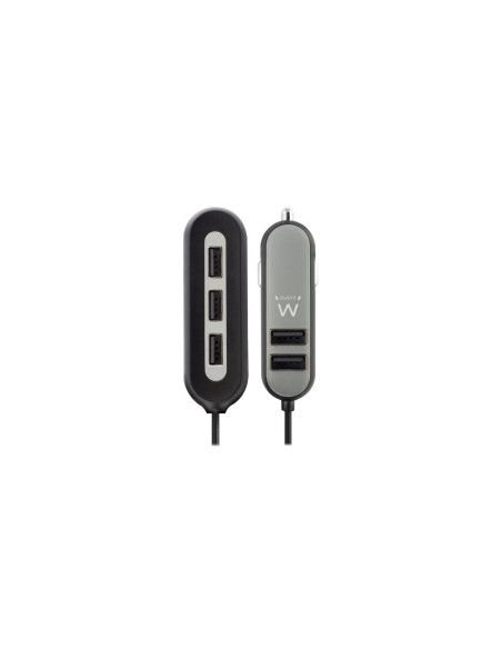 Ewent EW1355 cargador de dispositivo móvil Universal Negro, Gris