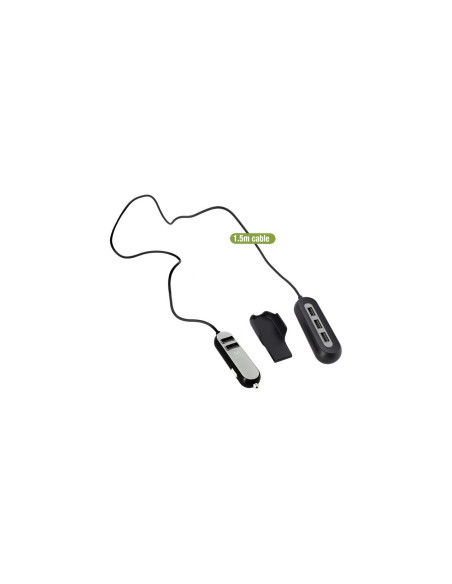 Ewent EW1355 cargador de dispositivo móvil Universal Negro, Gris