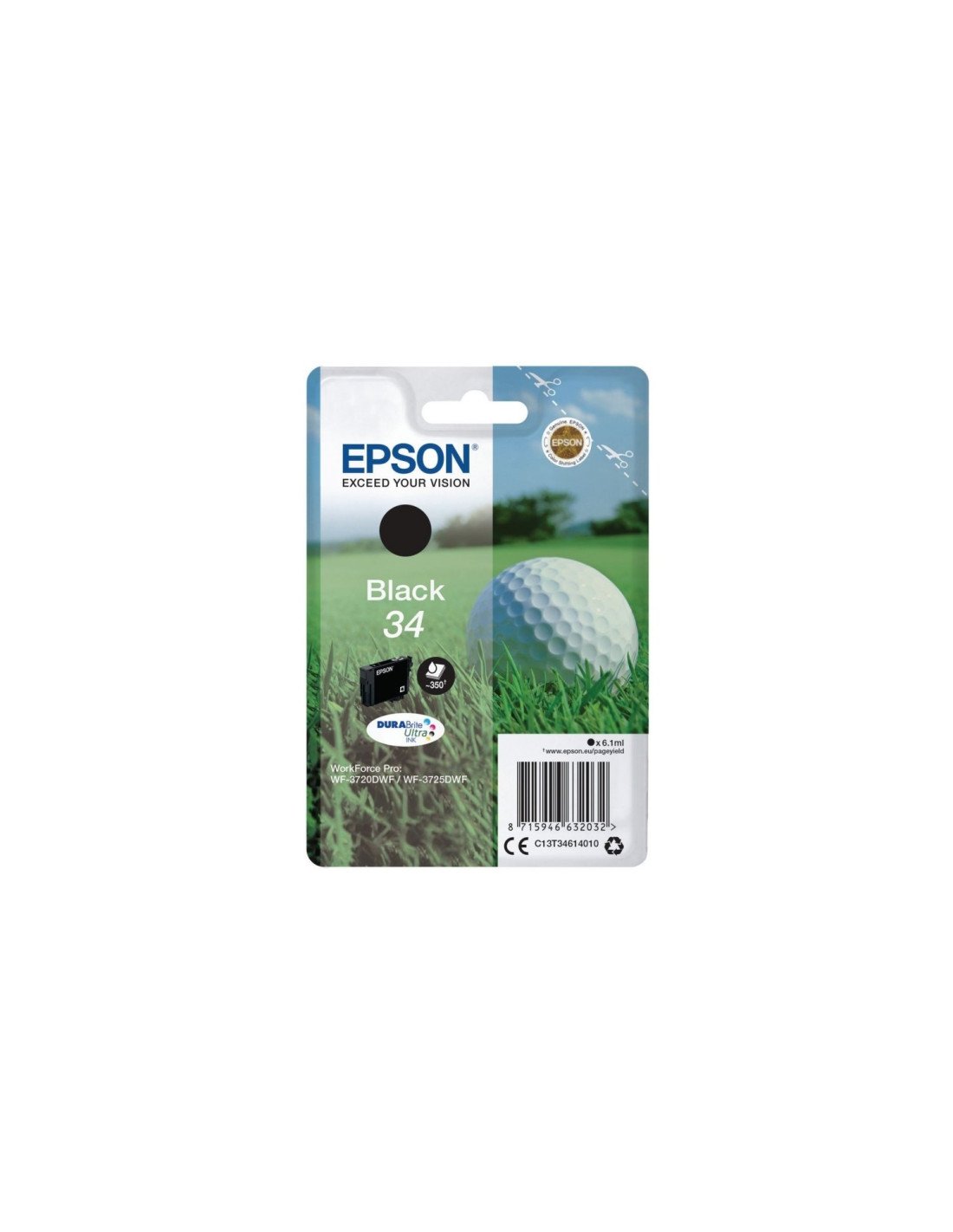 CARTUCHO EPSON T3461 NEGRO C13T34614010