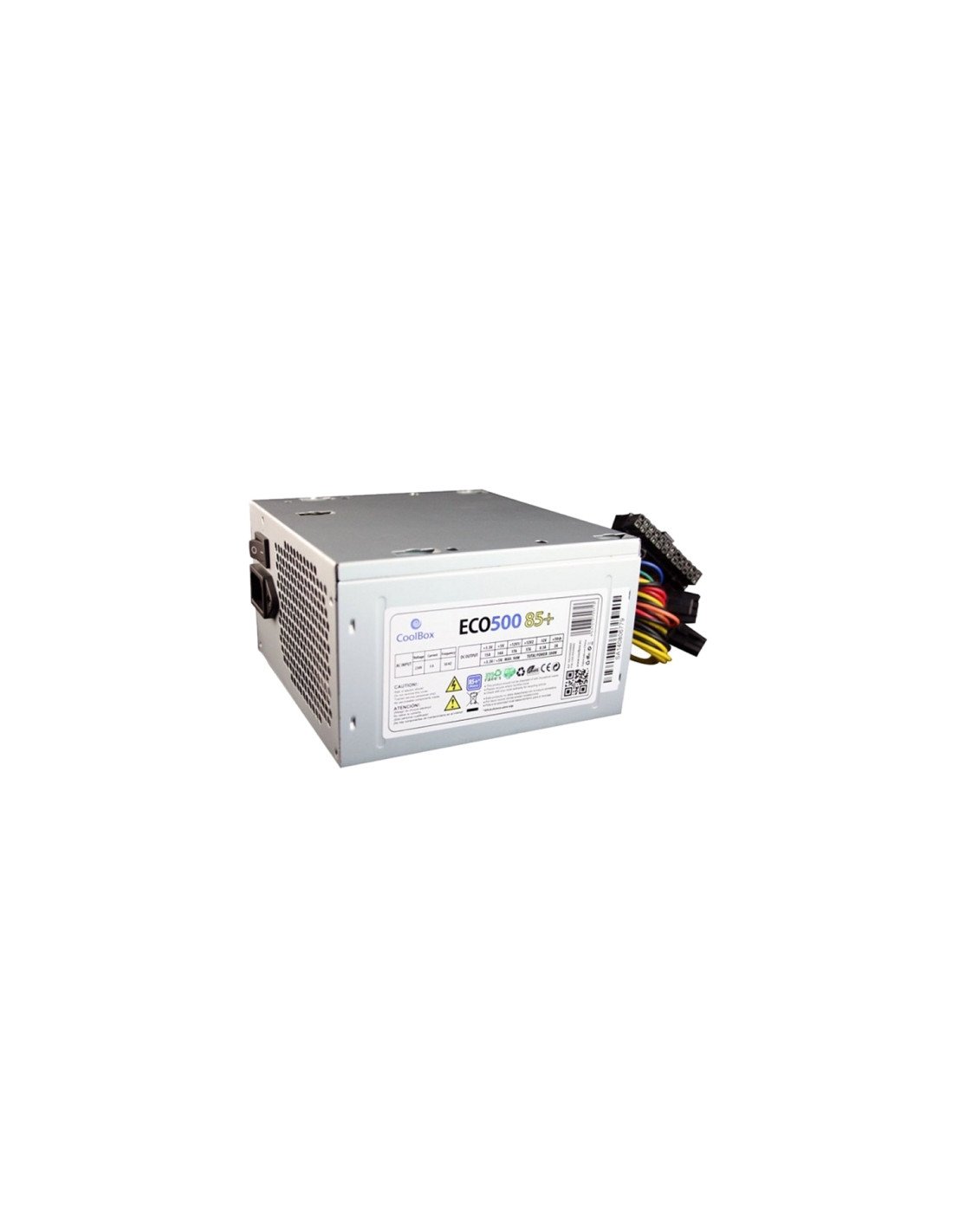 FUENTE DE ALIMENTACION COOLBOX ATX ECO-500 BLANCO COO-FA500E85
