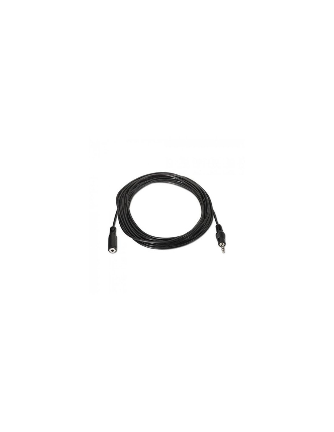 CABLE AUDIO MINIJACK 3.5H A MINIJACK 3.5H 1.5MT AISENS NEGRO A128-0145