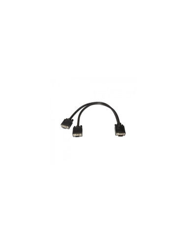 AISENS A113-0081 cable VGA 0,45 m VGA (D-Sub) 2 x VGA (D-Sub) Negro