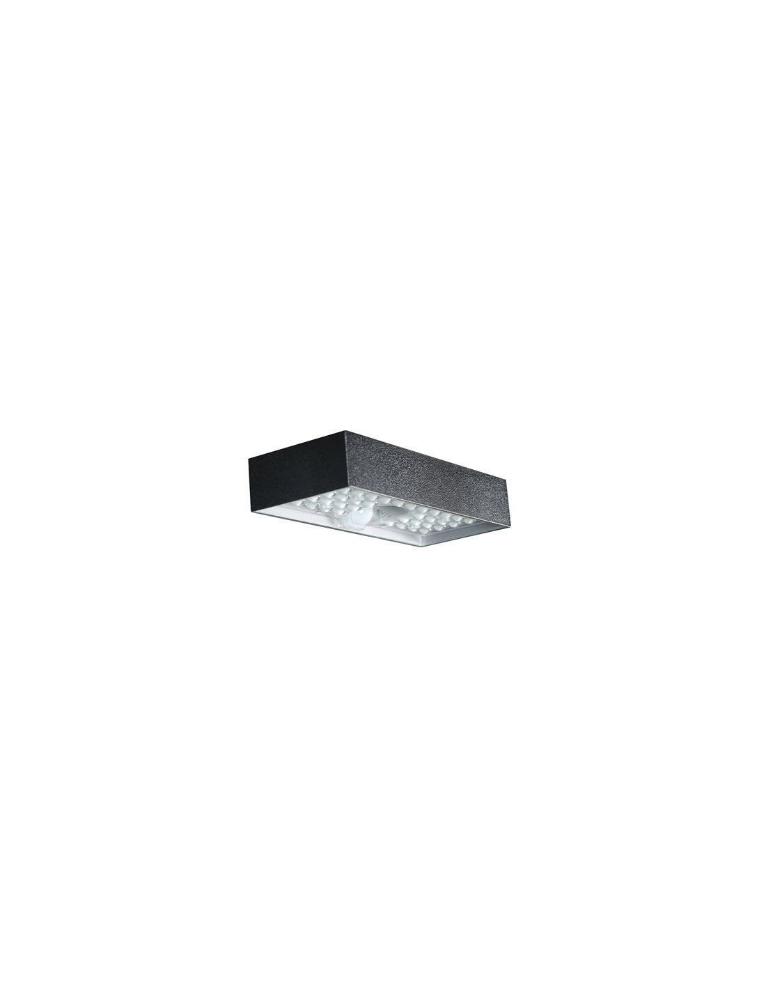 APLIQUE LED SOLAR MODERN 6W 900LM NEGRO ELBAT