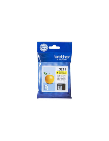 Brother LC3211Y cartucho de tinta 1 pieza(s) Original Rendimiento