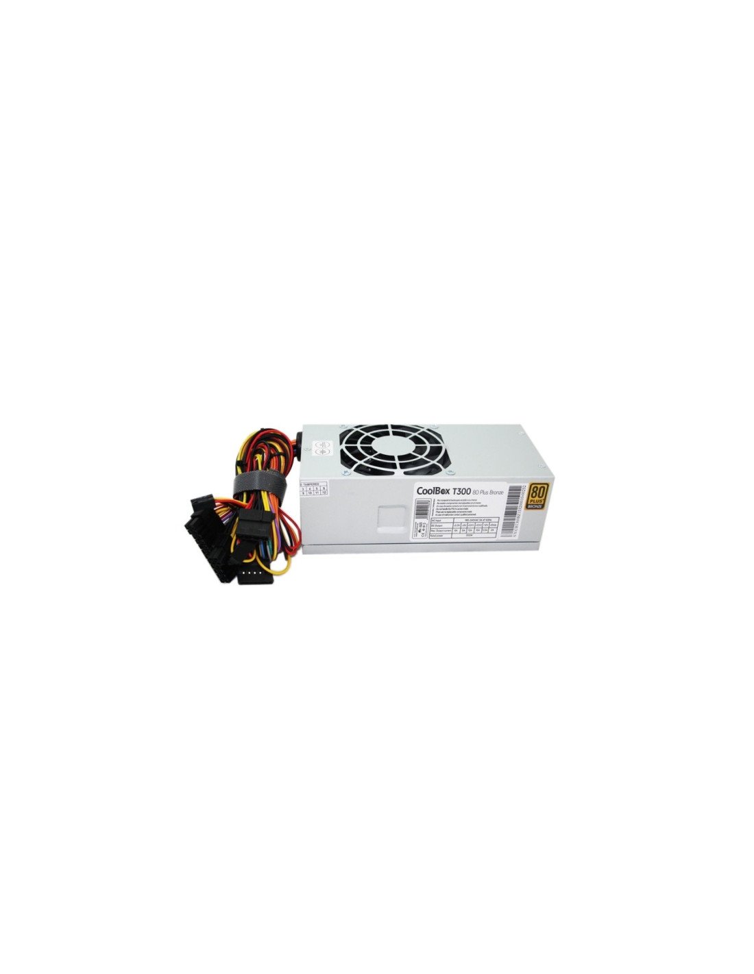 FUENTE DE ALIMENTACION COOLBOX TFX 300W 80+BRONZE BLANCO FALCOO300TBZ