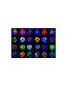 VENTILADOR CAJA RGB IRIS SPECTRUM 16 LED 12 CM RETAIL TAL-FAN05IRISRGB