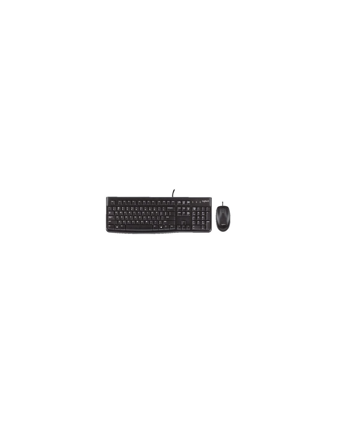 LOGITECH MK120 TECLADO Y RATON FRANCES USB NEGRO 920-002539