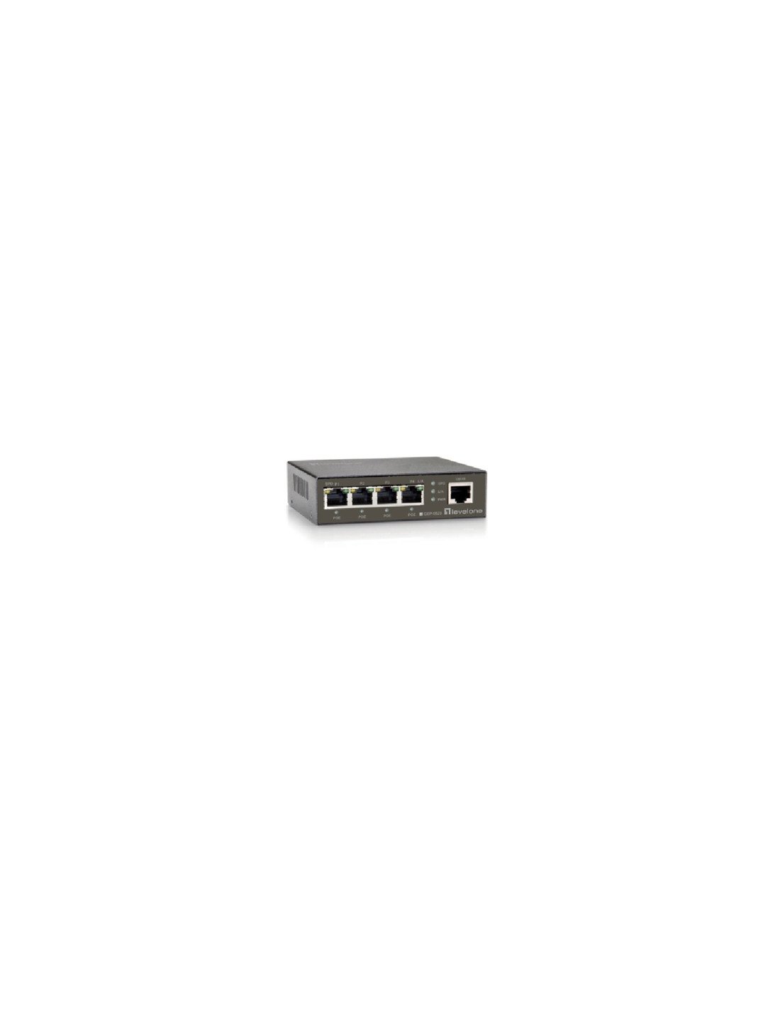 SWITCH LEVEL ONE GEP-0523 5PTOS 10/100/1000 NEGRO GEP-0523