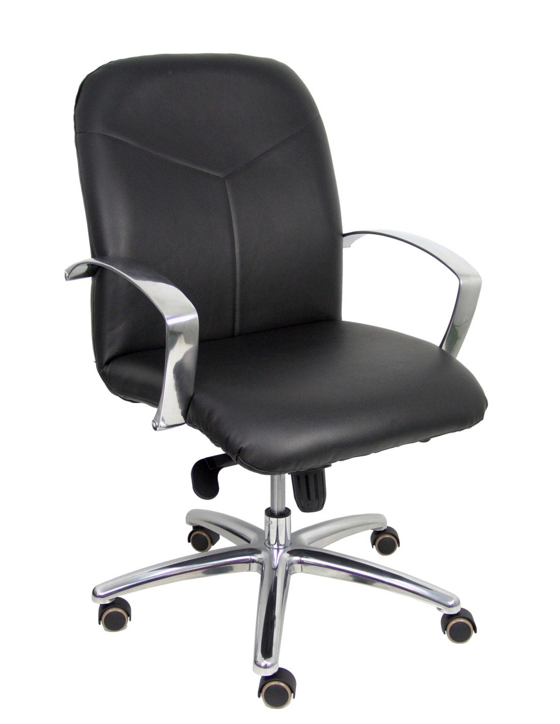 SILLON CAUDETE CONFIDENTE SIMILPIEL NEGRO 116CBSP840