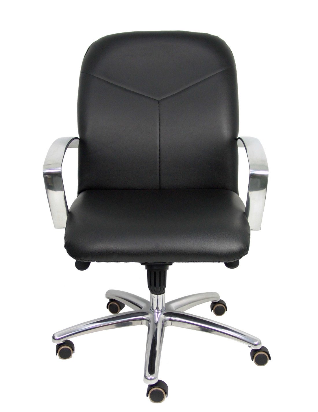 SILLON CAUDETE CONFIDENTE SIMILPIEL NEGRO 116CBSP840