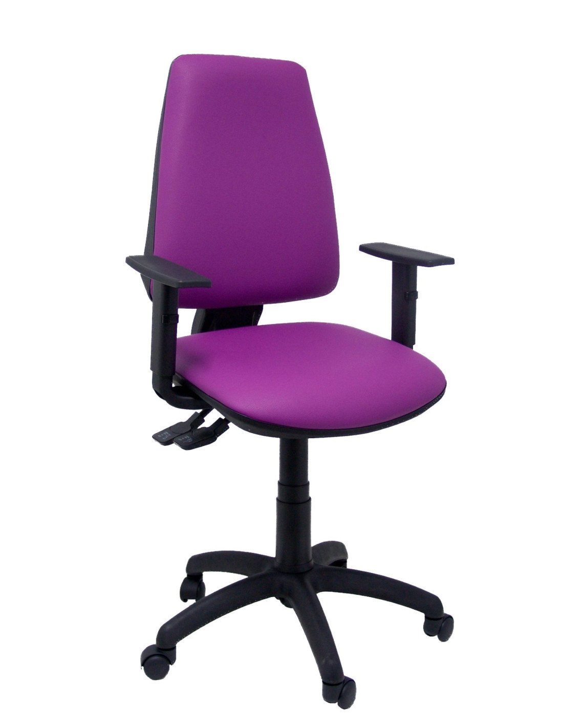 SILLA ELCHE S BALI SINCRO SIMILPIEL BRAZOS REGULABLES MORADO 14SSPMOB10