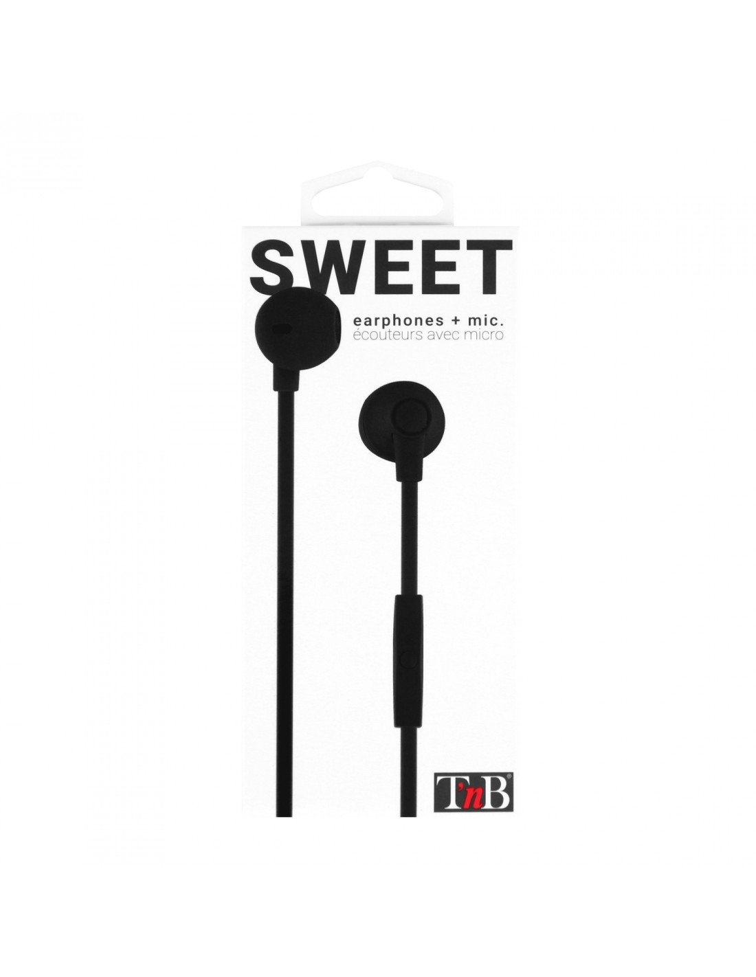 SWEET- Auriculares + micrï¿½fono - Negro