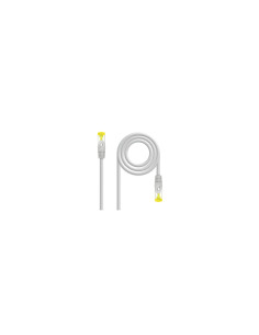 Nanocable Cable de red latiguillo RJ45 LSZH Cat.6A SFTP AWG26, Gris,