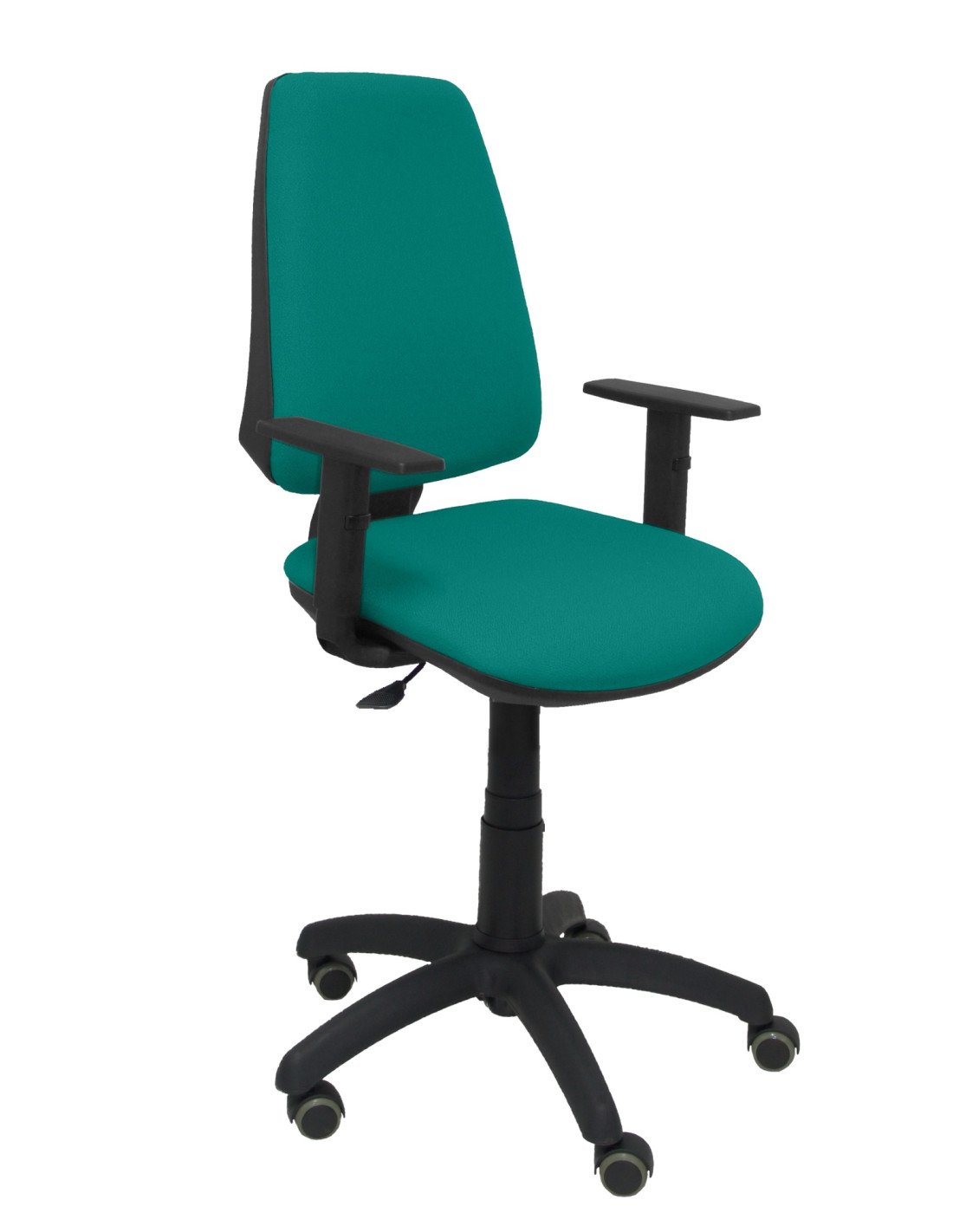 SILLA ELCHE CP BALI BRAZOS REGULABLES RUEDAS DE PARQUET  VERDE CLARO 14CPBALI39B10RP