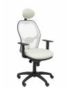 SILLA JORQUERA MALLA BLANCA CABECERO FIJO ASIENTO BALI GRIS 15SBBALI40C