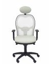 SILLA JORQUERA MALLA BLANCA CABECERO FIJO ASIENTO BALI GRIS 15SBBALI40C