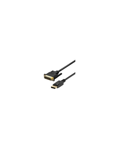AISENS Cable conversor DisplayPort a DVI, DP/M - DVI/M, Negro, 2.0m