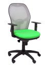 SILLA JORQUERA MALLA GRIS ASIENTO BALI VERDE PISTACHO 15SGRBALI22