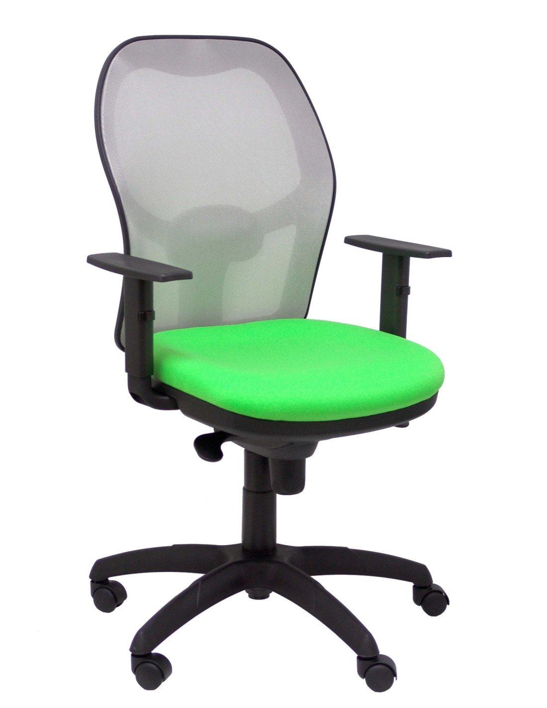 SILLA JORQUERA MALLA GRIS ASIENTO BALI VERDE PISTACHO 15SGRBALI22