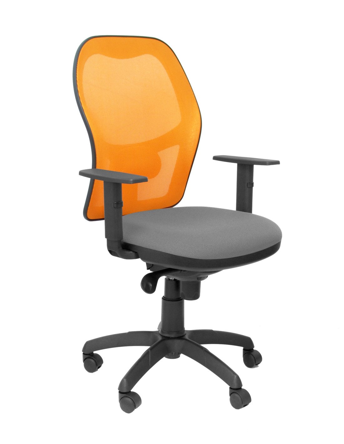 SILLA JORQUERA MALLA NARANJA ASIENTO BALI GRIS CLARO 15SNABALI220