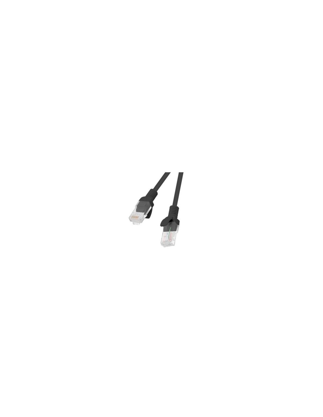 LATIGUILLO LANBERG RJ45 UTP CAT 5E 0.5M NEGRO PCU5-10CC-0050-BK