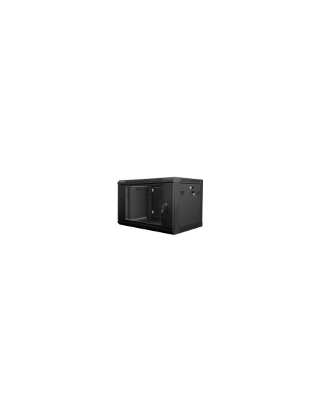 ARMARIO MURAL LANBERG 6U 19P 600X450X368MM ACCESORIOS MONTAJE NEGRO WF01-6406-10B