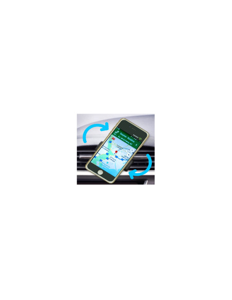 KIT 5 UNIDADES SOPORTE UNIVERSAL CONCEPTRONIC SMARTPHONE NEGRO CTCARCLIPB5