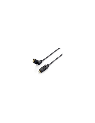 Equip 119363 Cable HDMI 2.0 giratorio, 3,0 m, conector giratorio,