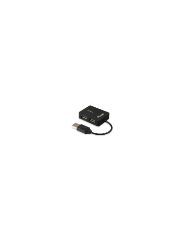 Equip 128952 hub de interfaz USB 2.0 480 Mbit/s Negro