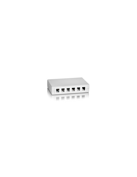 Equip 125460 caja de tomacorriente Blanco