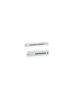 EQUIP 326316 PATCH PANEL 16 PUERTOS CATEGORIA 6 APANTALLADO GRIS CLARO