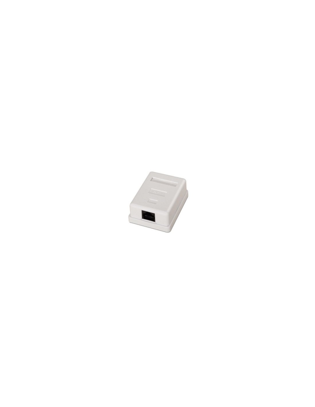ROSETA DE SUPERFICIE AISENS RJ45 CAT6 UTP 1XTOMA BLANCO A139-0301