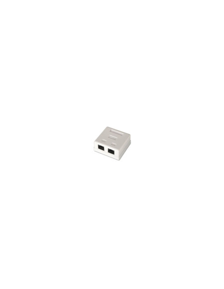 AISENS A139-0302 caja de conexiones de red Cat6 Blanco