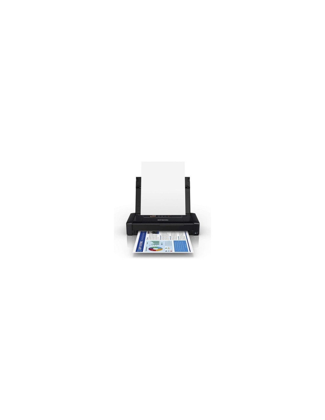 IMPRESORA PORTATIL EPSON WIFI WORKFORCE WF-110W 14 11 PPM PANTALLA LCD USB BATERIA RECARGABLE C11CH25401