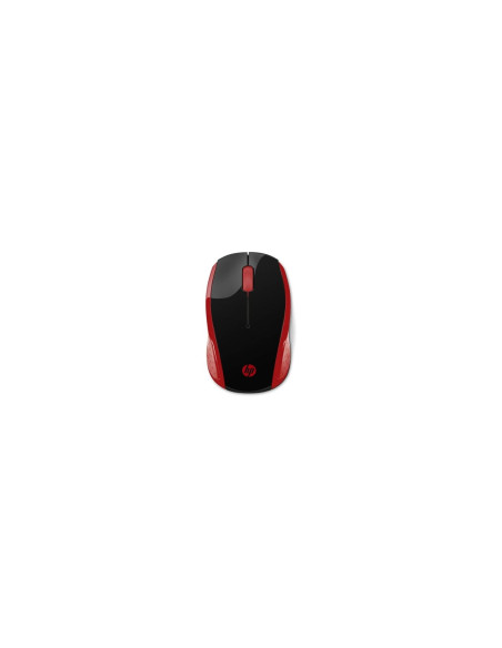 HP Ratón inalámbrico 200 (Rojo imperial)