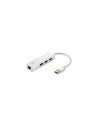ADAPTADOR LEVEL ONE USB 3.0 GIGABIT ETHERNET RJ45 CON HUB USB 3.0 USB-0503