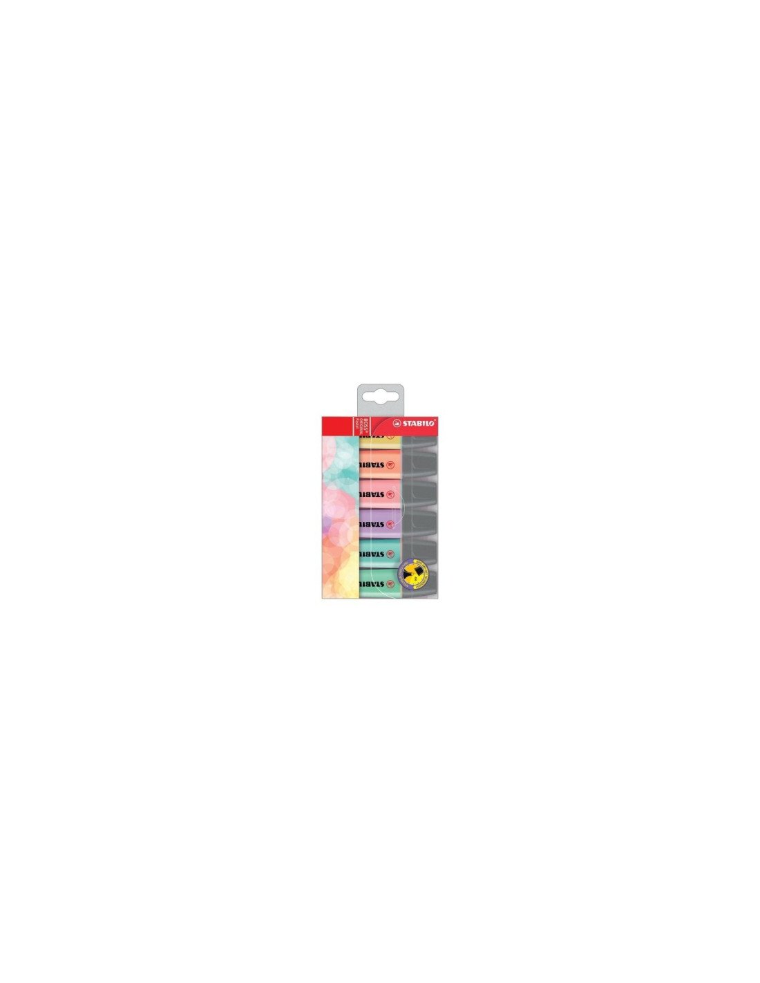 STABILO BOSS ORIGINAL ESTUCHE 6 MARCADORES FLUORESCENTES COLOR PASTEL PUNTA BISELADA 70/6-2