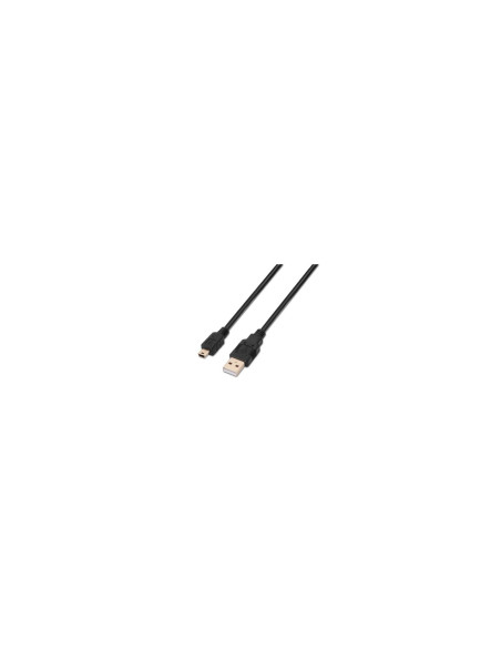 AISENS A101-0023 cable USB USB 2.0 0,5 m USB A Mini-USB B Negro