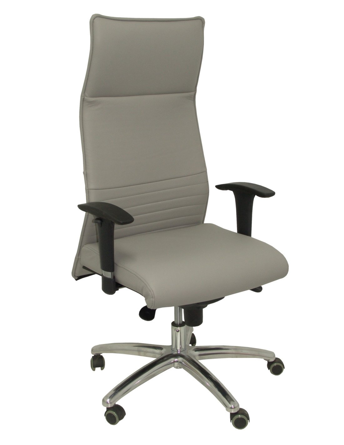 SILLON ALBACETE PIEL GRIS 206SPIELGS