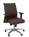 SILLON ALBACETE CONFIDENTE SIMILPIEL MARRON 207SSPMA